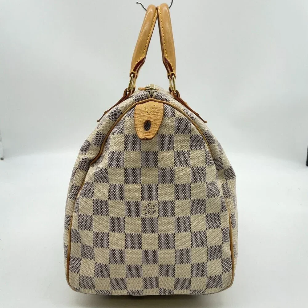 ❌SOLD❌ Authentic Louis Vuitton Damier Azur Speedy 30 Hand Bag - Picture 5 of 14